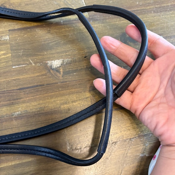 Tumi Black Nylon Travel Tote Cary On Voyager Everyday Top Zip Leather Logo - Picture 9 of 16